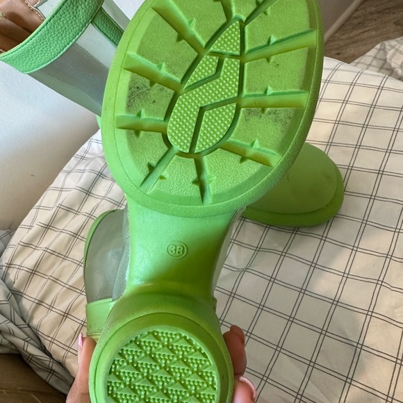 Green cute spring boots - Picture 3 of 3